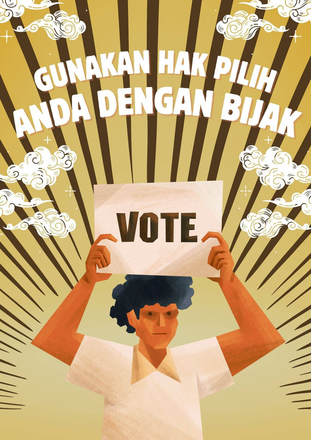 ilustrasi partisipasi politik (sumber : canva)