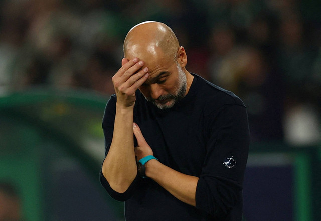 Pep Guardiola, pelatih Manchester City. Foto: Action Images via Reuters/Andrew Boyers/File Photo