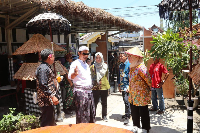 Kampung Wethan Banjar Sugihan di kawasan Surabaya barat. Foto: Diskominfo Surabaya