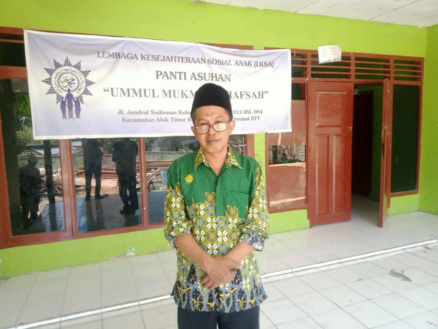 Ketua Majelis Ulama Indonesia ( MUI) Kabupaten Sikka Flores NTT  M.Ihsan Wahab.