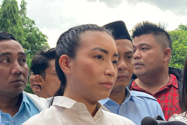 Anggota DPR RI sekaligus keponakan Presiden Prabowo Subianto, Rahayu Saraswati di Gelanggang Remaja Jakarta Utara, Minggu (10/11/2024). Foto: Alya Zahra/kumparan 