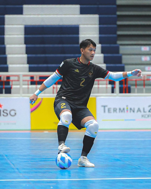 Kiper Timnas Futsal Indonesia, Ahmad Habiebie. Foto: Instagram/@bintangtimur_surabaya