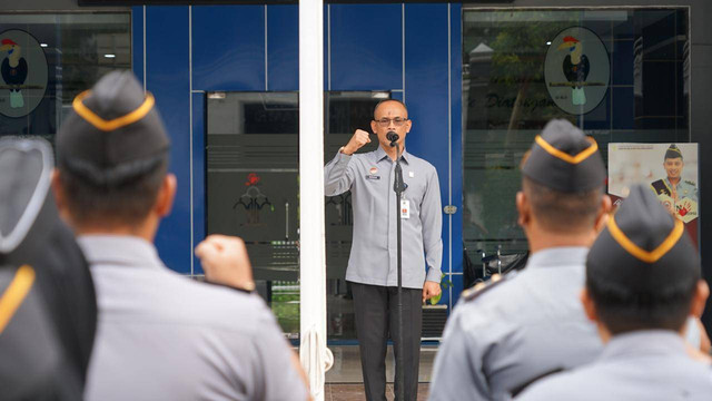 Kadiv Keimigrasian Berikan Arahan kepada Pegawai Kanwil Kemenkumham Sulbar