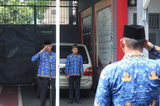 Semangat Nasionalisme, Rupbasan Purbalingga Gelar Upacara Hari Pahlawan 2024