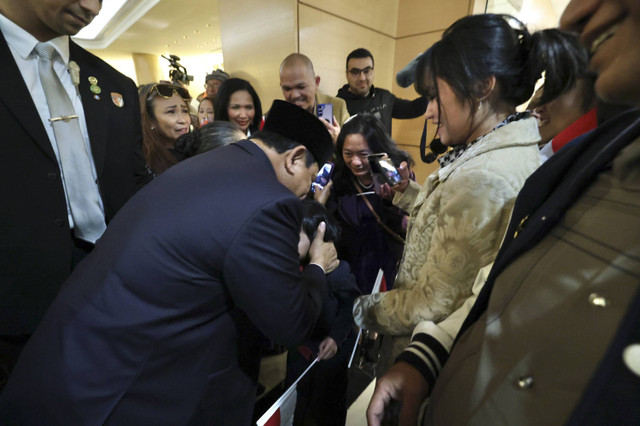 Presiden Prabowo Subianto tiba di Pangkalan Militer Andrews, Washington DC, Amerika Serikat, Minggu (10/11/2024). Foto: Dok. Istimewa