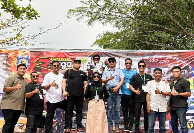 Event Drag War Race and Bike 'Trophy Anak Muda Sumsel' yang diselenggarakan Ryuga Racing Star. (ist)