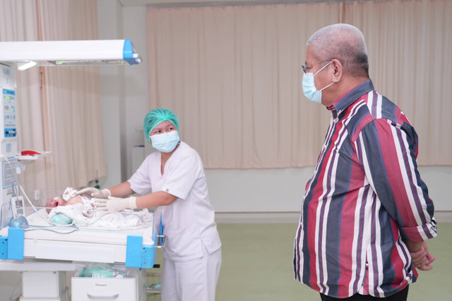 Harisson saat sidak di RSUD  dr. Achmad Diponegoro Putussibau. Foto: Dok, Adpim Pemprov Kalbar 