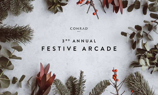 Conrad Bali umumkan Festive Arcade di tahun ketiga dengan rangkaian liburan tropis yang memikat di setiap akhir pekan dari 7-25 Desember 2024. Foto: Dok. Scop3