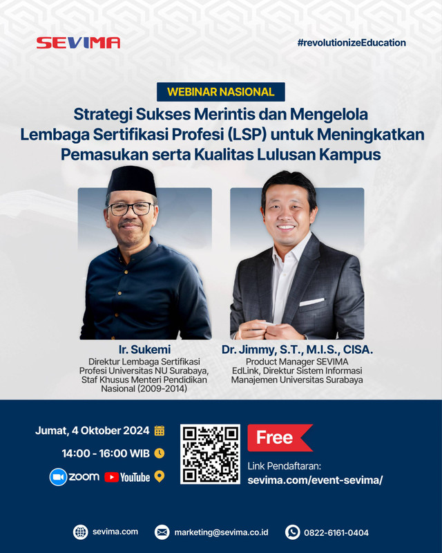 Ribuan Peserta Ikuti Seminar SEVIMA Seputar Strategi Kelola LSP