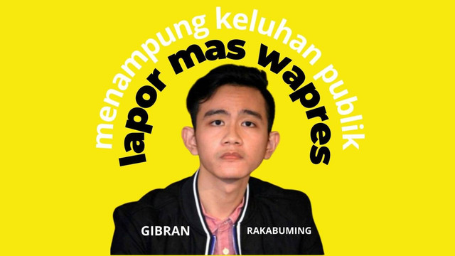 ilustrasi Gibran Wakil Presiden RI Membuka Layanan Aduan Langsung. oleh Maysa Azzahra : Canva