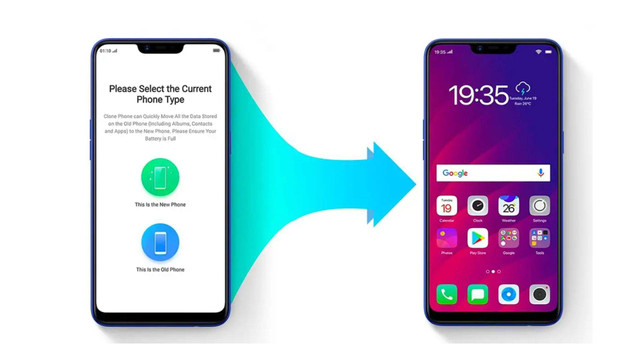 Ilustrasi cara memindahkan data HP lama ke HP baru OPPO. Foto: AndroidGuys 
