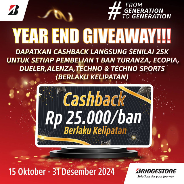 Year End Giveaway dari Bridgestone. Foto: dok. Bridgestone