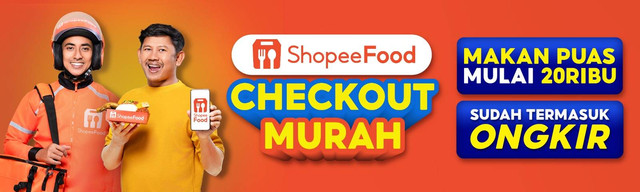 Content creator Mursid resmi berkolaborasi dengan ShopeeFood dalam kampanye Checkout Murah. Pengguna ShopeeFood bisa memesan makanan mulai dari Rp 20 ribu sudah termasuk ongkir. Foto: dok. Istimewa