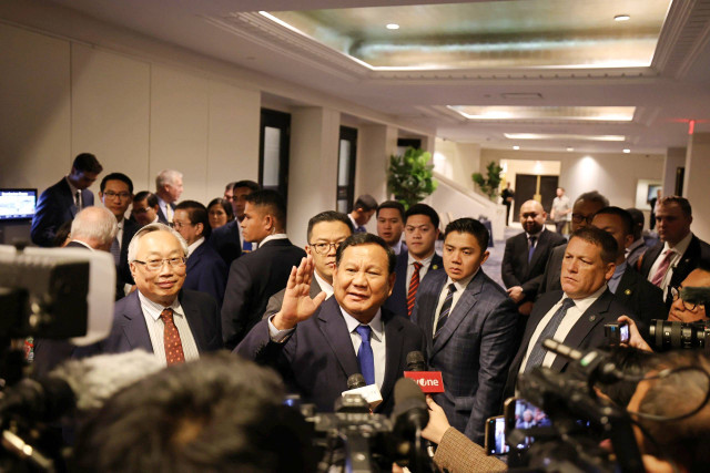 Presiden Prabowo Subianto melakukan pertemuan dengan The United States Indonesia Society (USINDO) di hari kedua lawatannya di Washington. Foto: Dok. Istimewa