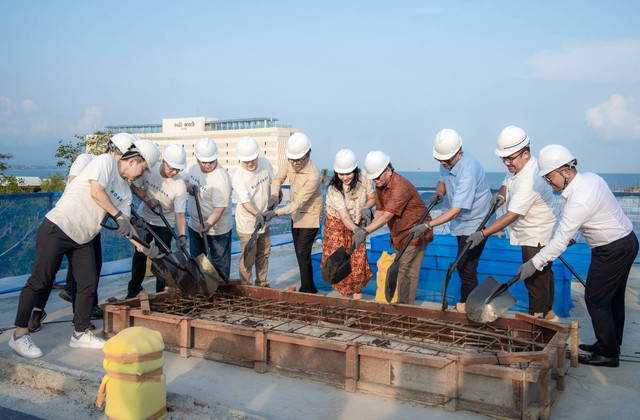 Topping Off Ceremony Layanan Aesthetic & Plastic Surgery di KEK Sanur, Menandai Perjalanan International Medical Facility Di KEK Kesehatan Pertama di Indonesia. Dok. Injourney.