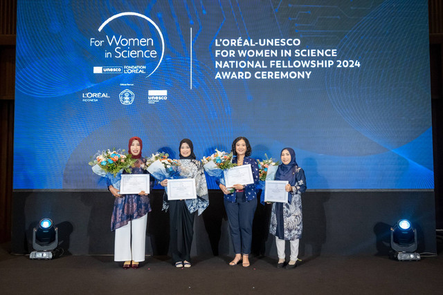 Empat perempuan peneliti raih penghargaan L’Oréal-UNESCO For Women in Science 2024. Foto: dok. L’Oréal Indonesia