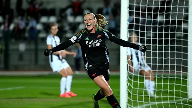 Arsenal menang 0-4 atas Juventus di matchday ketiga Liga Champions Wanita 2024/25. Foto: Arsenal