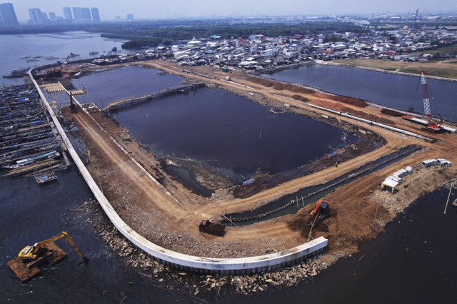 Produk PT Waskita Beton Precast Tbk bantu atasi Banjir Rob di Pesisir Jakarta, Rabu (13/11/2024). Foto: dok. PT Waskita Beton Precast Tbk