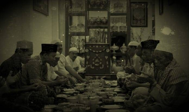 kegiatan Mabaca-baca dalam adat bugis ( foto pribadi )