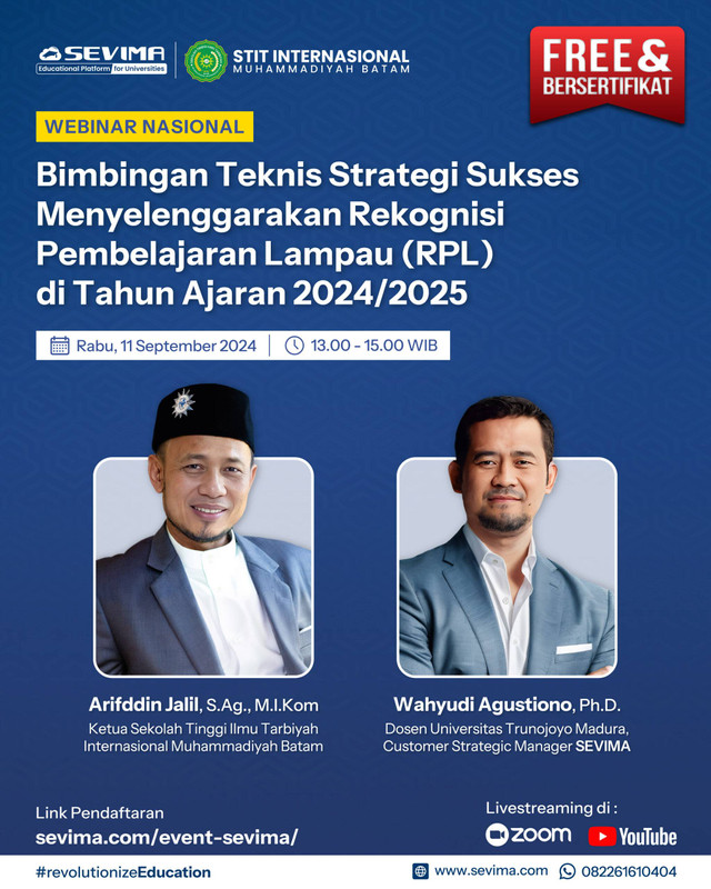 Ribuan Peserta Ikuti Seminar SEVIMA Seputar Strategi RPL TA. 2024/2025