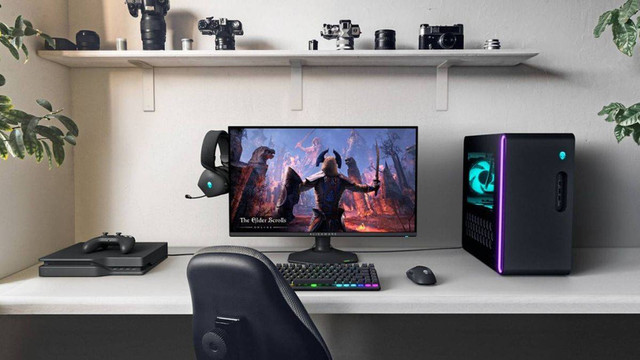 Ilustrasi monitor gaming 4K, monitor Alienware. Foto: GamesRadar