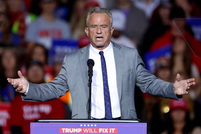 Calon presiden independen Robert F. Kennedy Jr. Foto: KAMIL KRZACZYNSKI / AFP