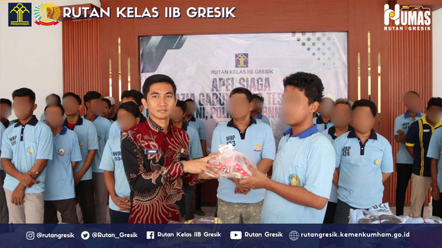 Ternyata Ini yang Diberikan Rutan Gresik untuk Warga Binaan! Simak Pembagiannya!