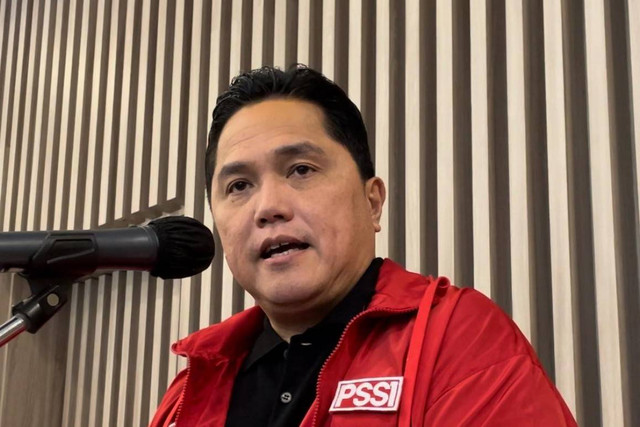 Ketua Umum PSSI Erick Thohir. Foto: Achmad Ghifari/kumparan