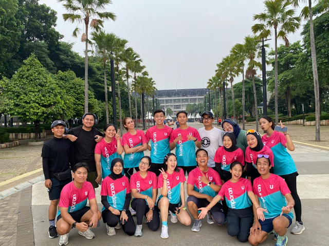 Member  teman kumparan Running Club dan crew kumparan. Foto: kumparan