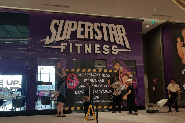 Korban Superstar Fitness minta hakim tidak kabulkan permohonan pailit.
 Foto: Ade Irma Junida/Antara