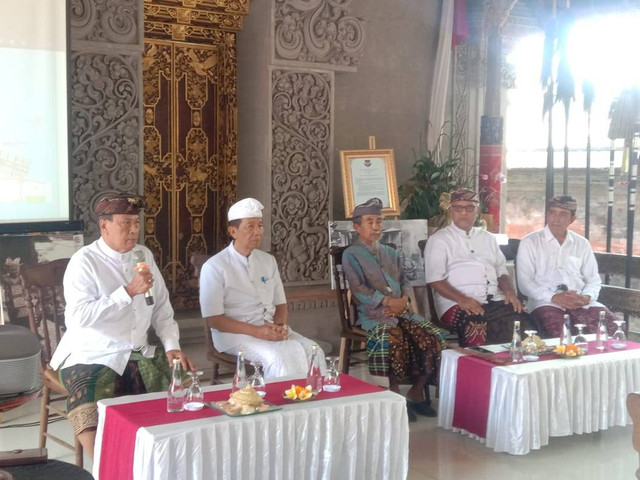 Sosialisasi Bandara Bali Utara pada palingisr Puri se-Bali - IST