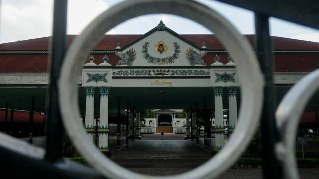 Suasana sepi di Keraton Yogyakarta, Senin (27/4/2020). Foto: ANTARA FOTO/Andreas Fitri Atmoko