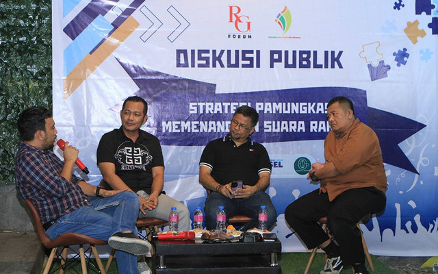 Diskusi yang digelar Forum Jurnalis Parlemen (FJP) mengenai perkembangan Pilkada di Sumsel. (ist)