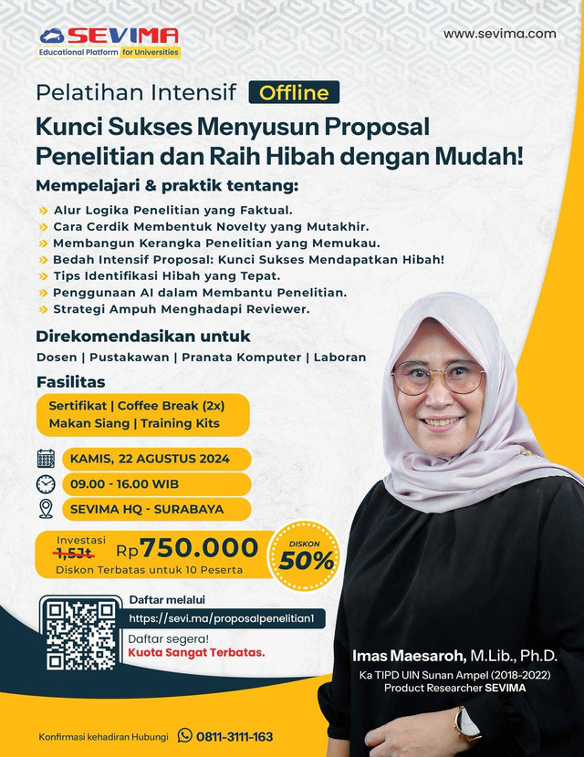 Ribuan Peserta Ikuti Seminar SEVIMA Seputar Kiat Menyusun Proposal Penelitian