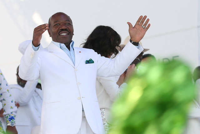 Mantan Presiden Gabon Ali Bongo Ondimba. Foto: Steeve Jordan / AFP