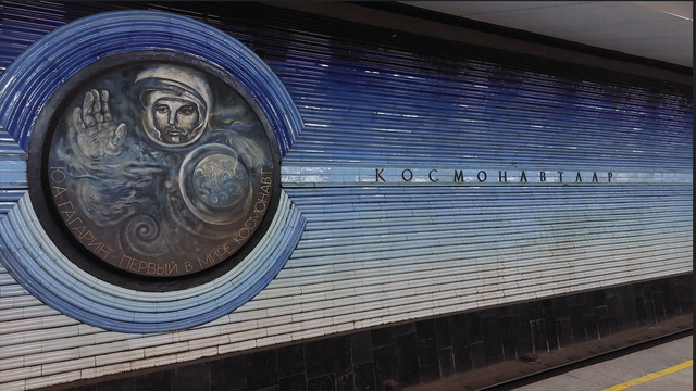 Mural kosmonot Yuri Gagarin. Sumber: dokumentasi pribadi.