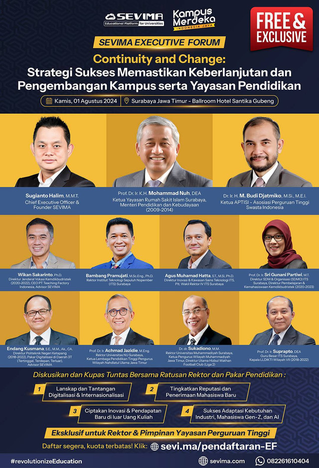 Dr. Sri Gunani Partini, M.T. Jadi Narasumber dalam SEVIMA Executive Forum