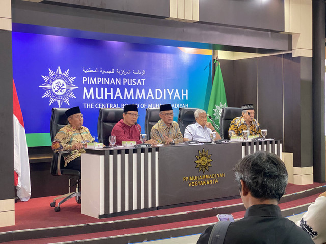 Konferensi pers PP Muhammadiyah di Kantor PP Muhammadiyah Yogya, Senin (18/11). Foto: Resti Damayanti/Pandangan Jogja