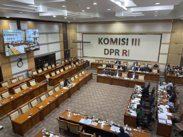 Poengky Indarti menjalani sesi pendalaman dalam fit and proper test Capim KPK di Komisi III DPR RI, Senin (18/11/2024). Foto: Fadhil Pramudya/kumparan