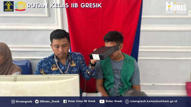 Rutan Gresik dan Dispenduk Gresik Pastikan WBP Dapatkan Hak Pilihnya!