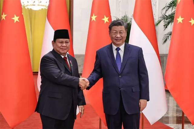 Presiden Rpublik Indonesia Prabowo Subianto dan Presiden Republik Rakyat Tiongkok Xi Jinping pada pertemuan 9 November 2024 di Beijing. Foto: Prabowo Subianto 