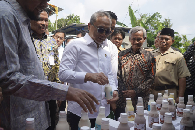 Menteri Koordinator Bidang Pangan Zulkifli Hasan (Zulhas) di Boyolali, Jawa Tengah. Foto: Dok. Istimewa