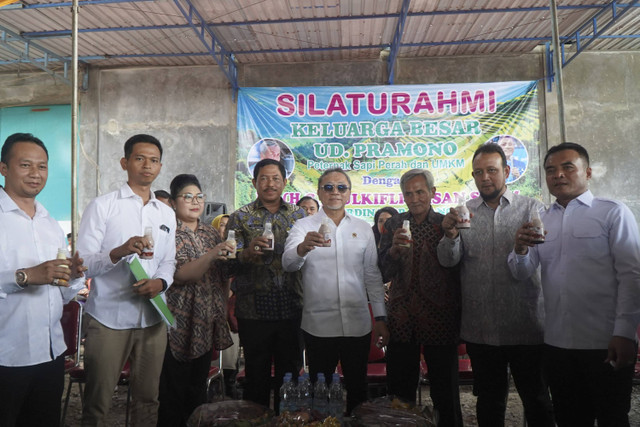 Menteri Koordinator Bidang Pangan Zulkifli Hasan (Zulhas) di Boyolali, Jawa Tengah. Foto: Dok. Istimewa