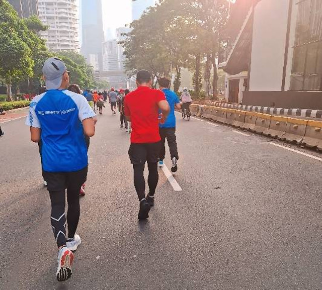 Car Free Day (CFD) Jakarta. sumber: foto pribadi 