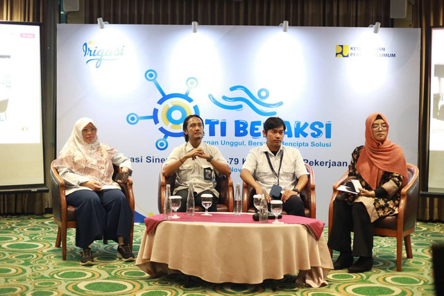 Balai Teknik Irigasi (BTI) gelar acara BTI Beraksi: Kolaborasi Sinergis, Bakti Ke-79 Kementerian Pekerjaan Umum. Foto: Dok. Kementerian PU