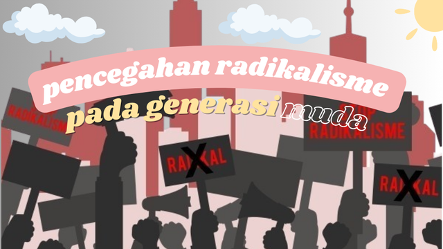 Poster Pencegahan Radikalisme Pada Generasi Muda by Aldric