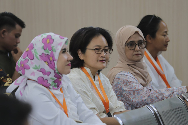 Istri Tom Lembong Franciska Wihardja menghadiri sidang praperadilan Tom Lembong di PN Jakarta Selatan, Jakarta, Rabu (20/11/2024). Foto: Jamal Ramadhan/kumparan