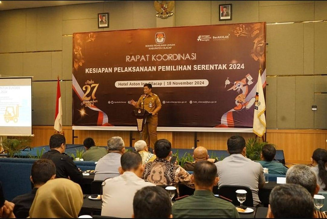 Lapas Permisan Hadiri Rakor Kesiapan Pilkada Serentak Tahun 2024