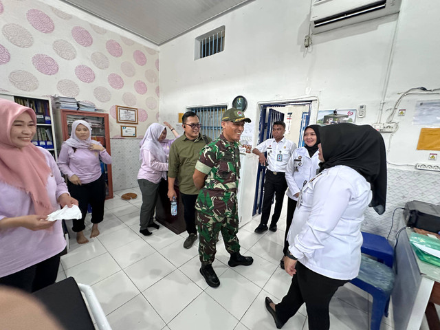 Lapas Perempuan Palembang Terima Kunjungan Komandan Rayon Militer Kota Palembang