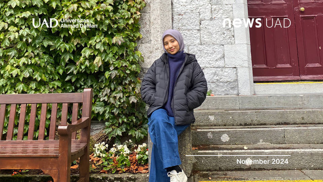 Putri Nabilah Yuningtias mahasiswa Universitas Ahmad Dahlan (UAD) ikuti IISMA di University of Galway Irlandia (Dok. Putri)